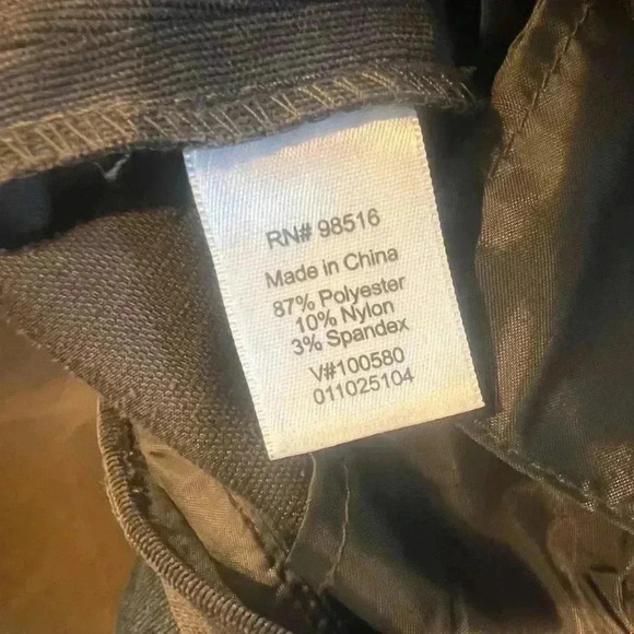 Coldwater Creek Trouser Fit gray corduroys – with a touch of  stretch. 8 Petite - Picture 6 of 12